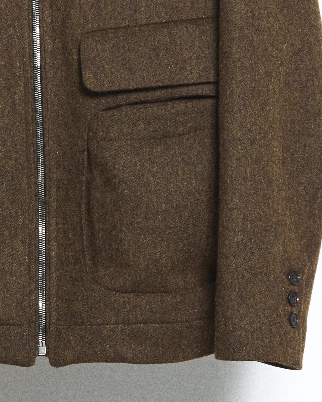 Hollow out pocket Blouson