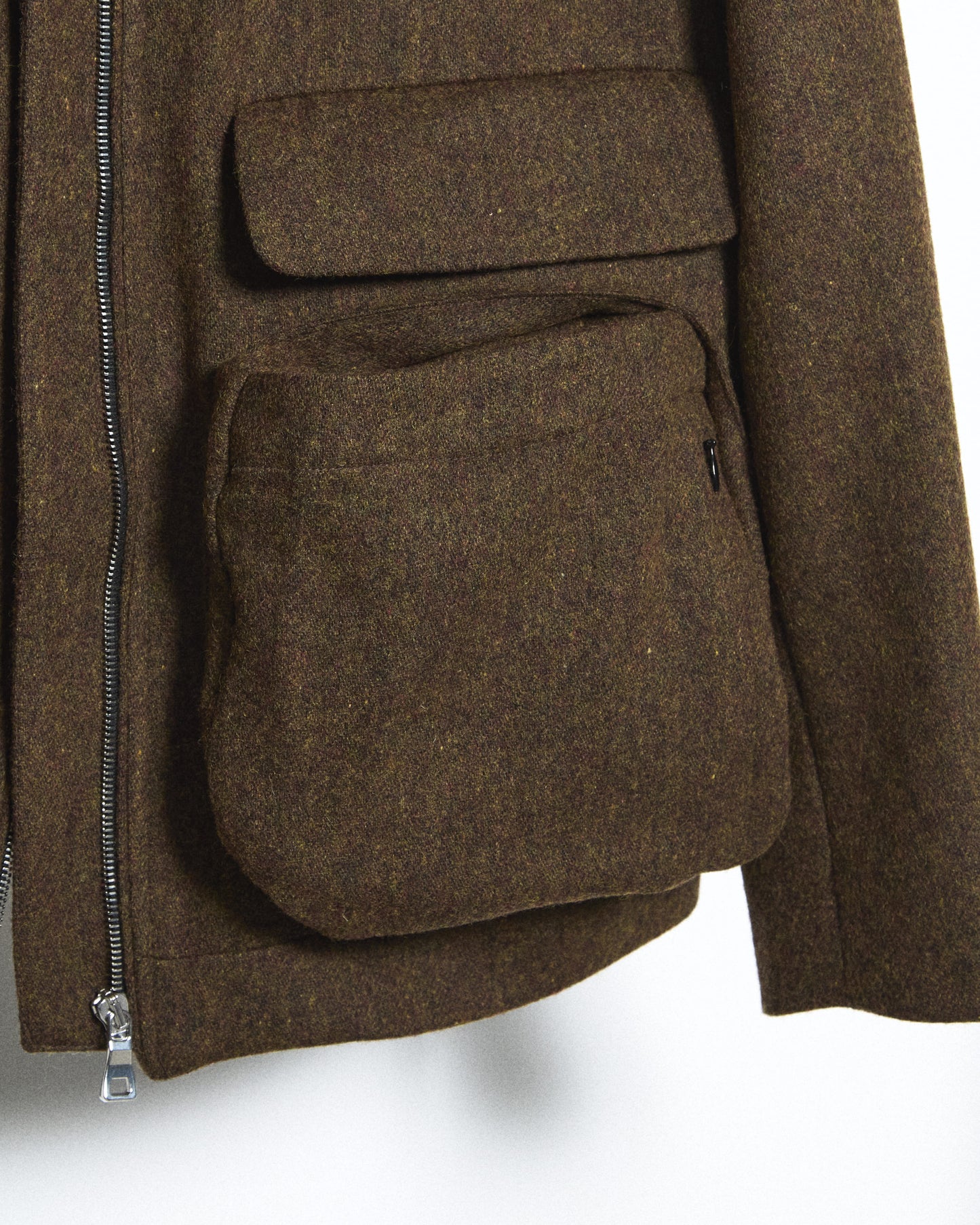 Hollow out pocket Blouson