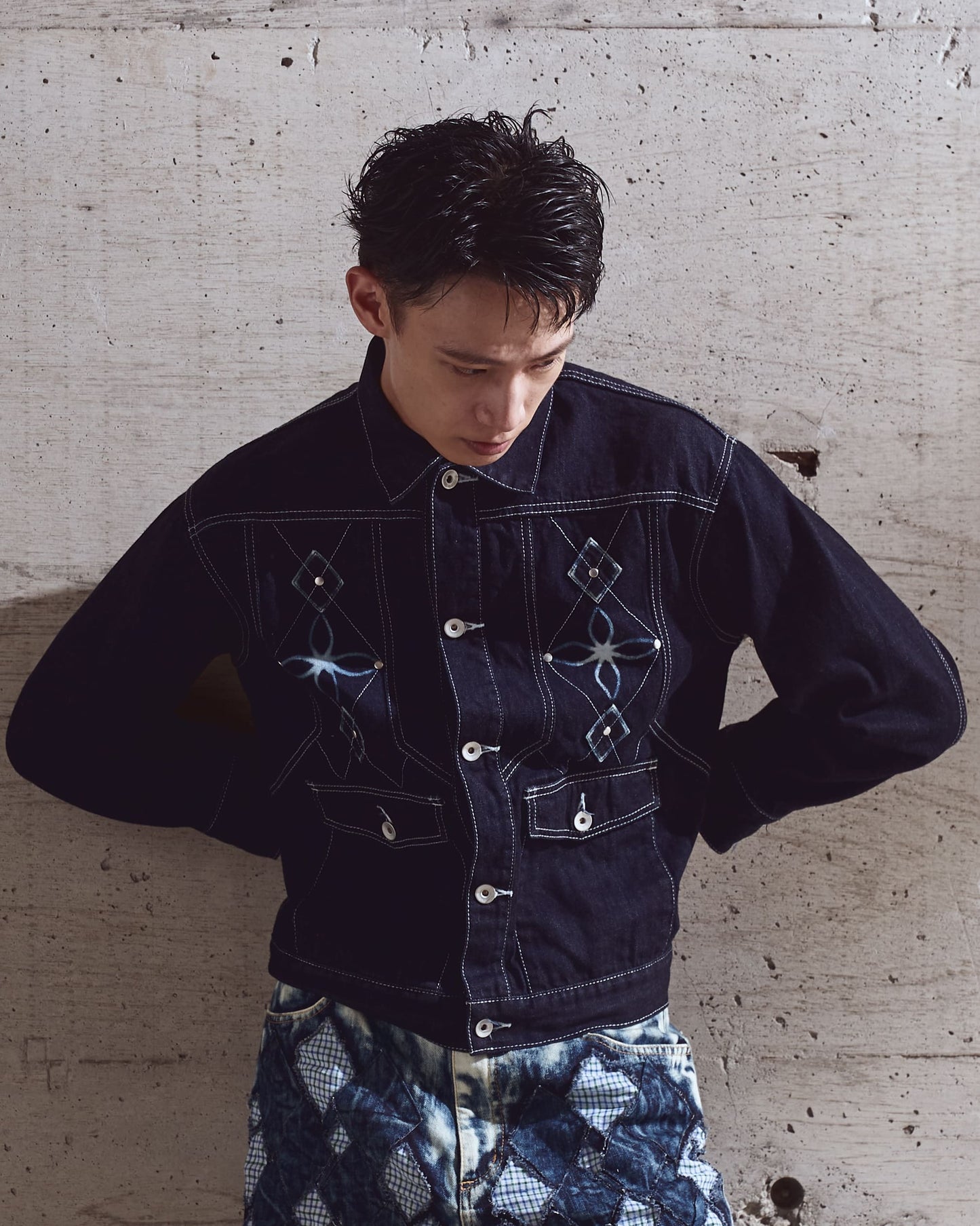 Muqarnas denim jacket