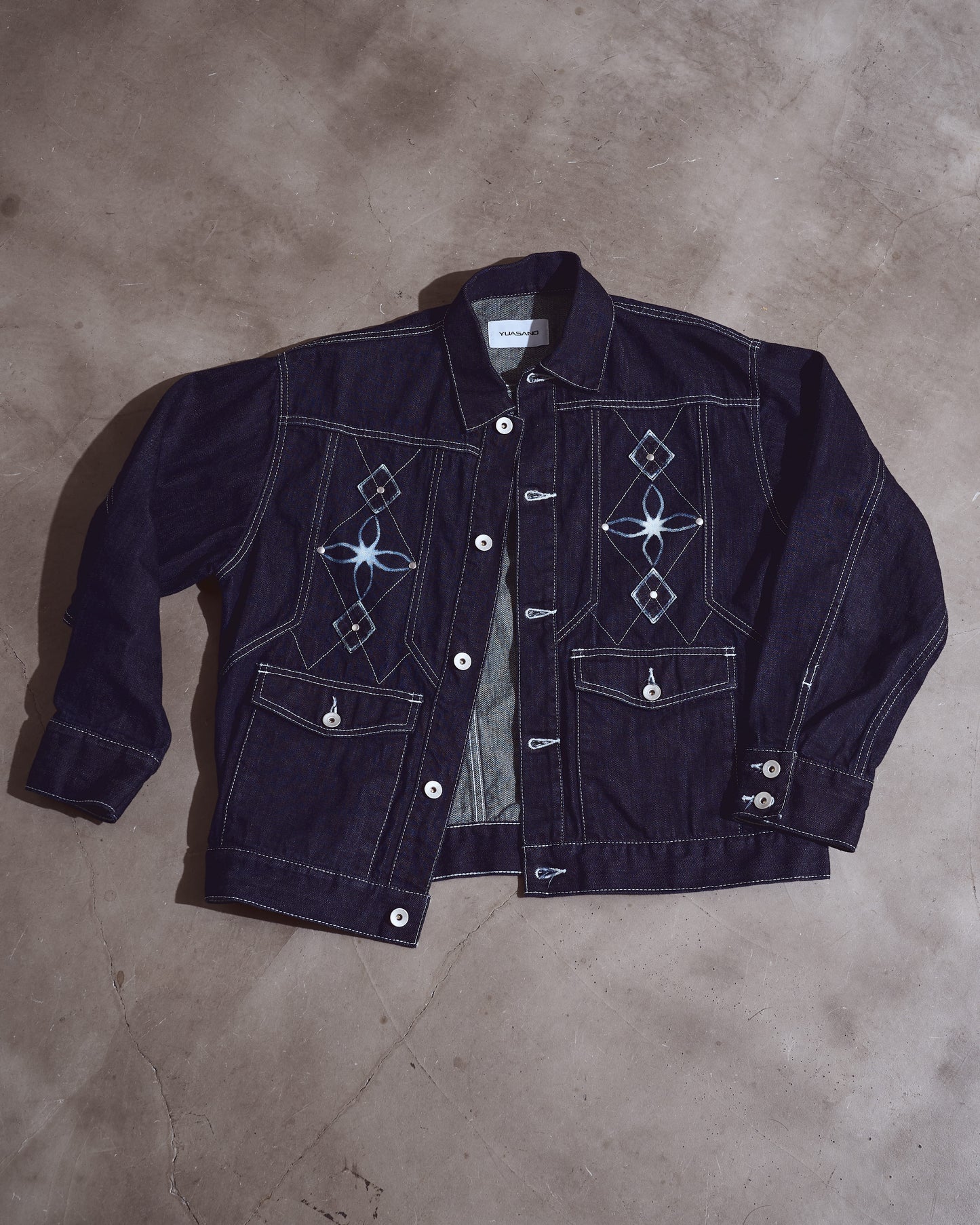 Muqarnas denim jacket